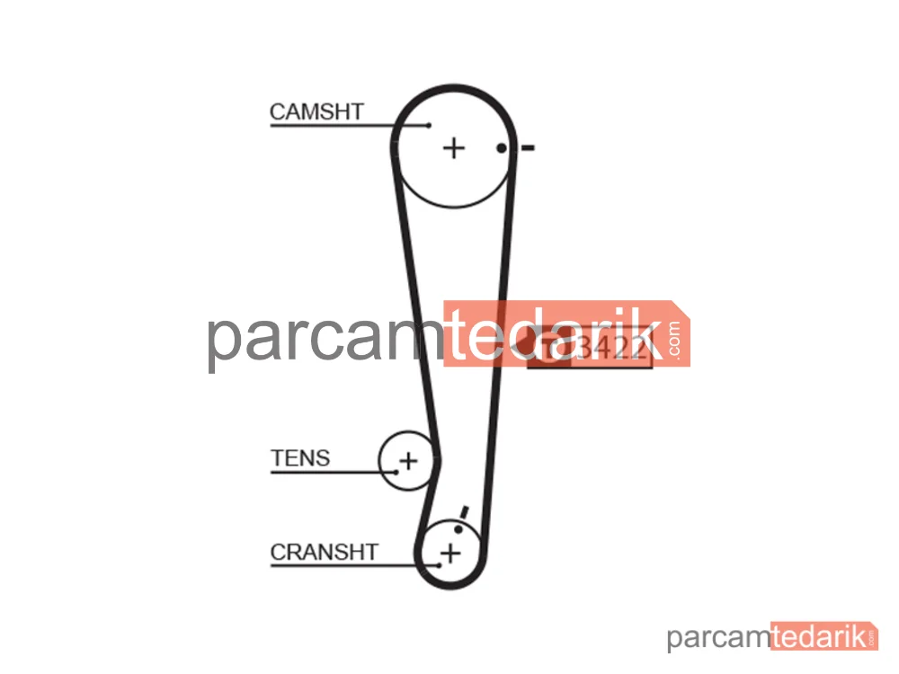 GATES K015511XS | Triger Seti — Hyundai Atos, Hyundai Getz, Kia Picanto I