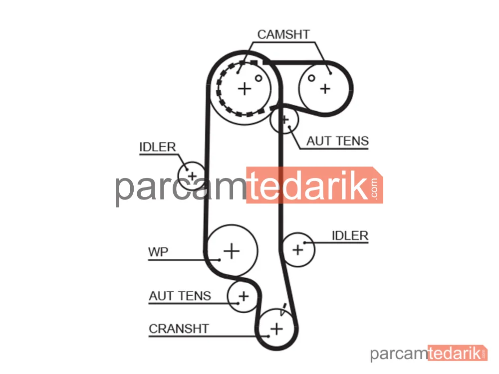 GATES K015565XS | Triger Seti — Seat Leon, Seat Toledo II, VW Bora I