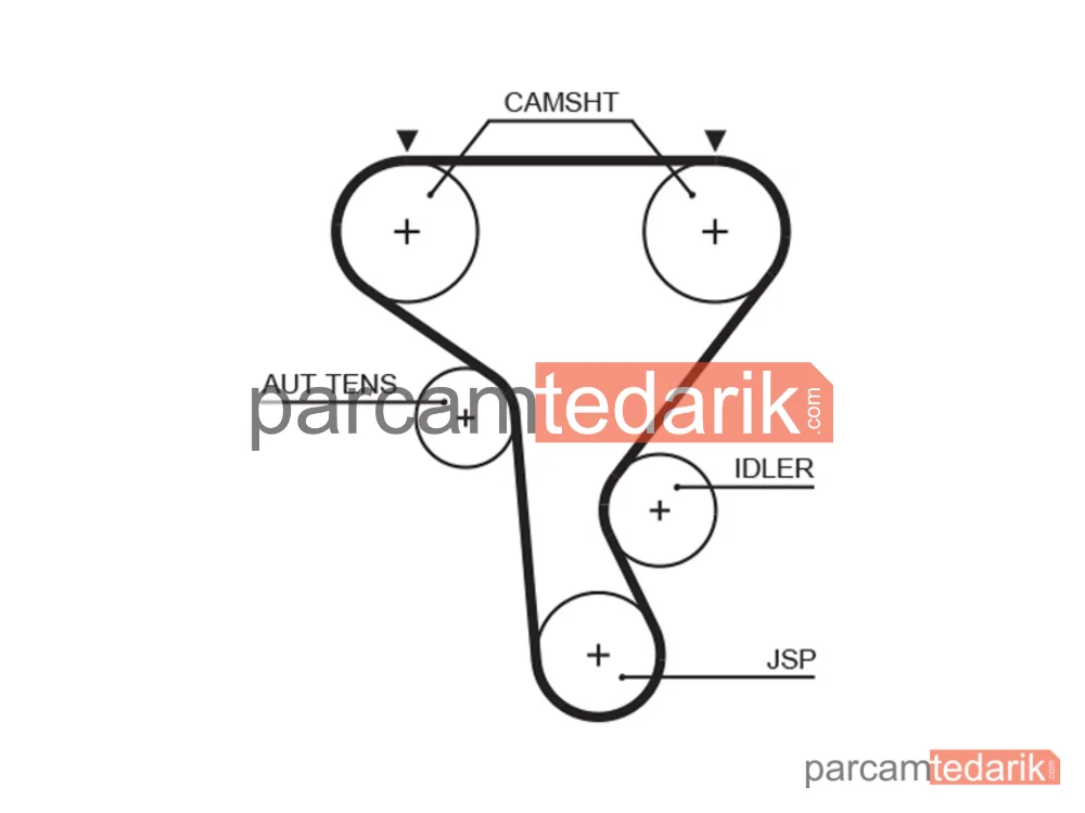 GATES K015573XS | Triger Seti — Opel Movano A, Renault Master II, Nissan Interstar