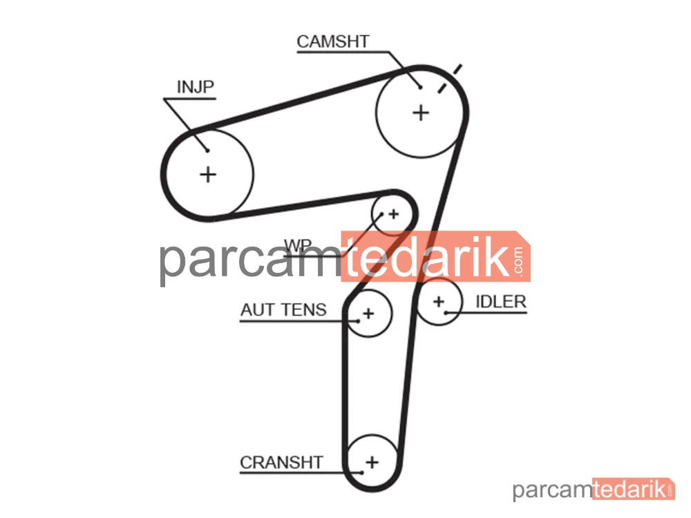 GATES K035623XS | Triger Seti — Fiat Freemont, Opel Insignia A, Opel Insignia A Country Tourer