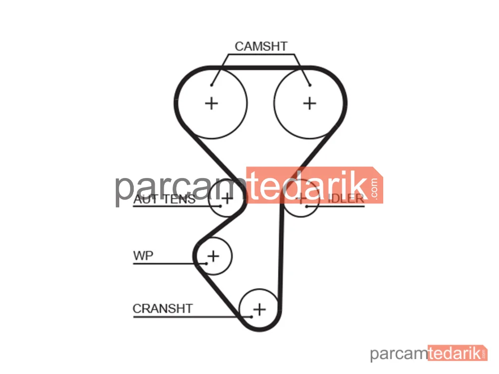 GATES K015631XS | Triger Seti — Lada Granta, Lada Vesta, Lada Vesta SW
