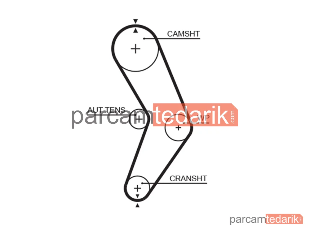 GATES K015662XS | Triger Seti — Dacia Logan MCV, Dacia Sandero, Dacia Logan