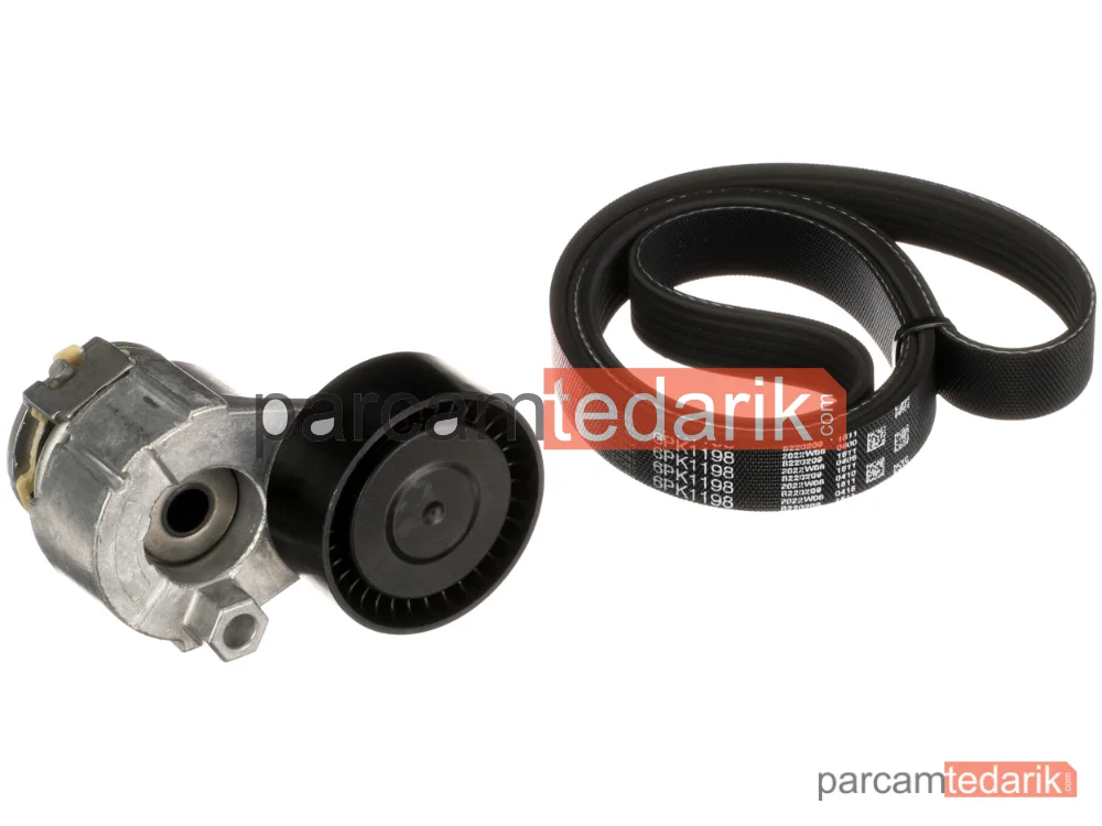 V Kanallı Kayış Seti — Renault Kangoo Express, Renault Megane II, Renault Clio III - K016PK1198