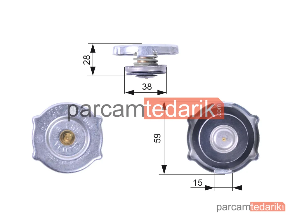 Su Radyatörü — Jeep Cherokee, Chrysler Voyager / Grand Voyager III, Chrysler Voyager II - RC135