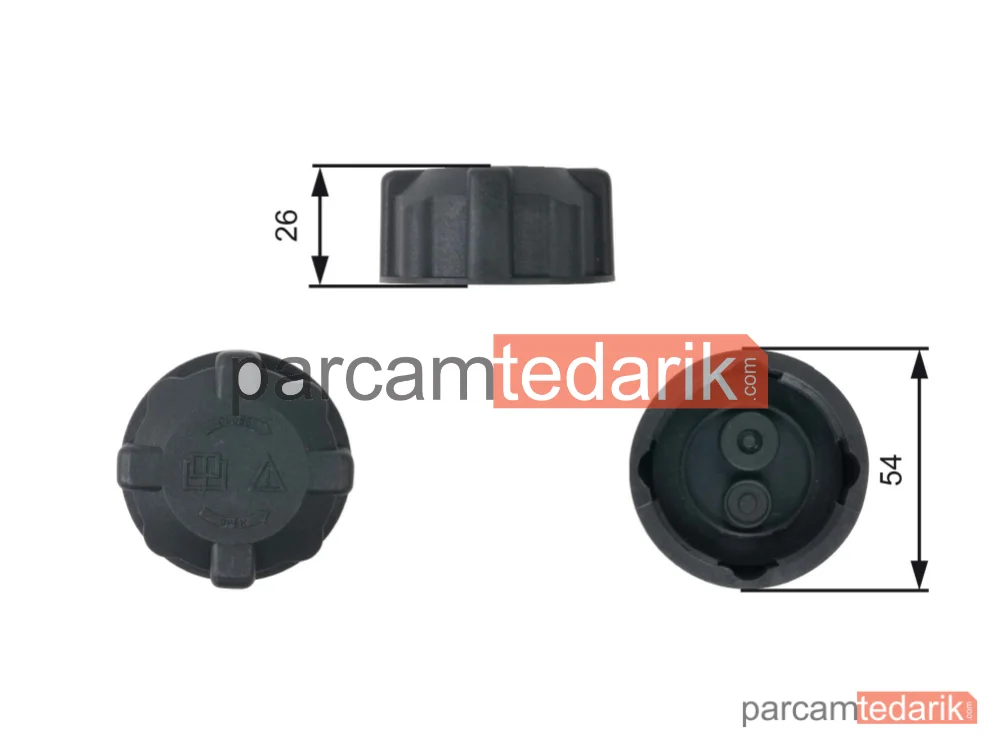 Radyatör Ek Depo Kapağı — Fiat Tipo, Fiat Uno, Fiat Tempra S.W. - RC202