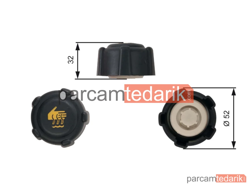 Radyatör Ek Depo Kapağı — Renault Kangoo Express, Dacia Duster, Renault Megane II - RC223