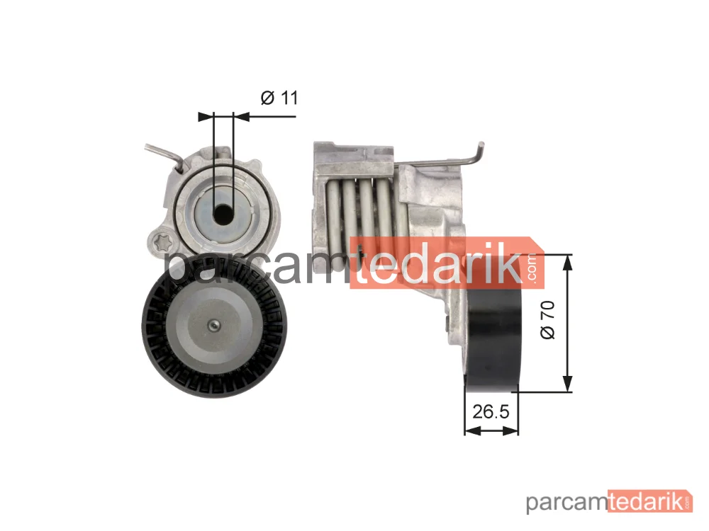 T39115 | Kayış Gergisi — Skoda Fabia II Combi, Seat Cordoba, Seat Ibiza III