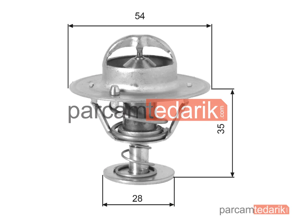 Termostat — Ford Transit, Hyundai H-1 / Starex, Hyundai H-1 Travel - TH00782G1