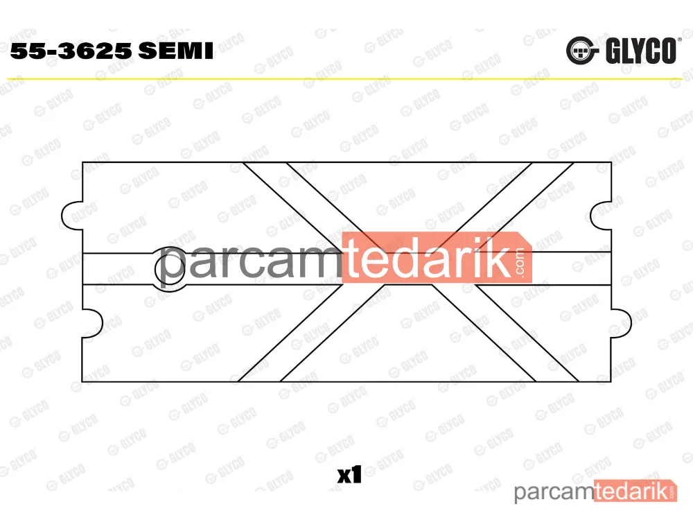 GLYCO 553625SEMI | Biyel — Mercedes-Benz 124 Sedan, Mercedes-Benz 124 T-Model, Mercedes-Benz Sprinter 4-t Panelvan/Van