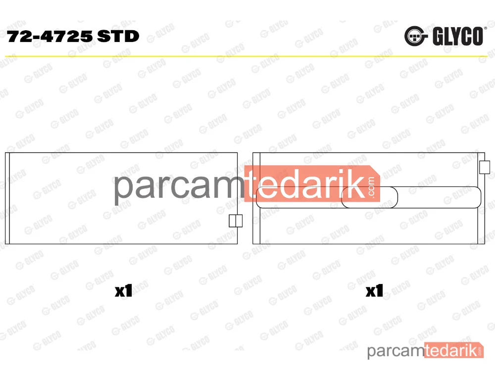 724725STD | Krank Mili — Mercedes-Benz CLA Coupe, Mercedes-Benz Sprinter 3,5-t Minibüs/Otobüs, Mercedes-Benz A-Serisi