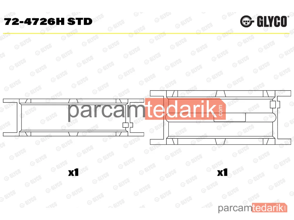 724726HSTD | Krank Mili — Mercedes-Benz CLA Coupe, Mercedes-Benz Sprinter 3,5-t Minibüs/Otobüs, Mercedes-Benz A-Serisi
