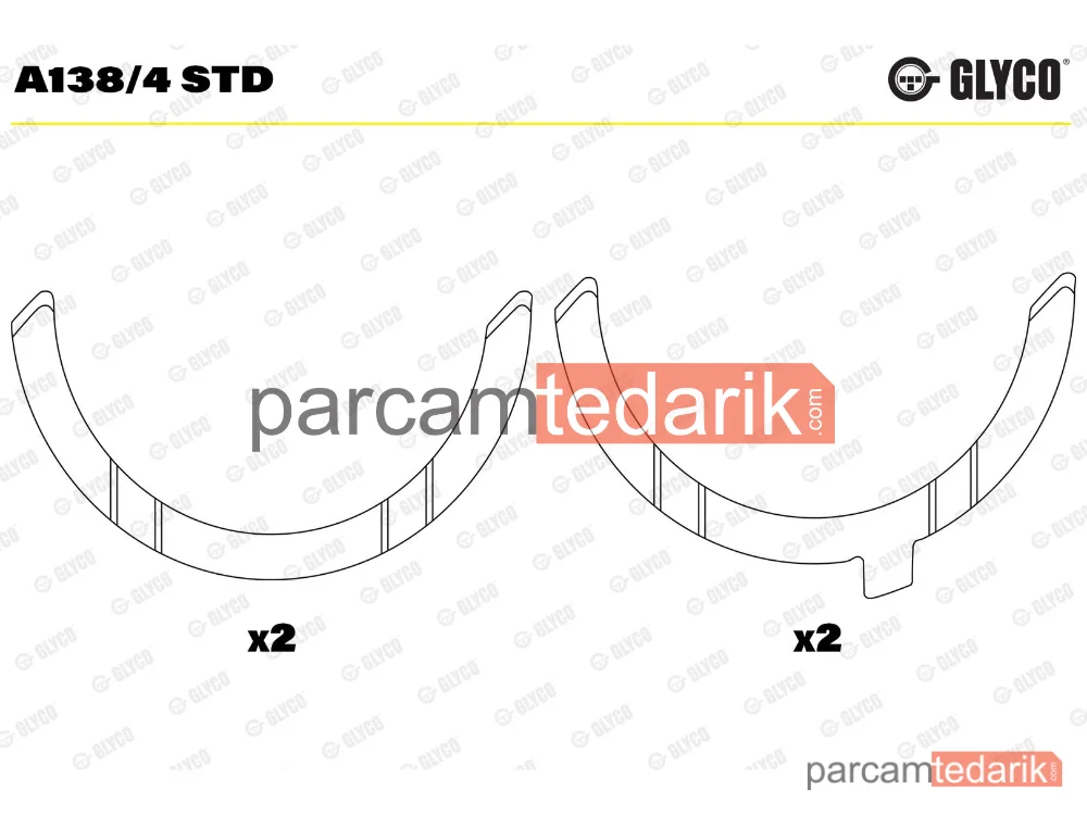 Krank Mili — Audi A6 C5, Audi A6 C5 Avant, Audi A7 Sportback - A138/4STD