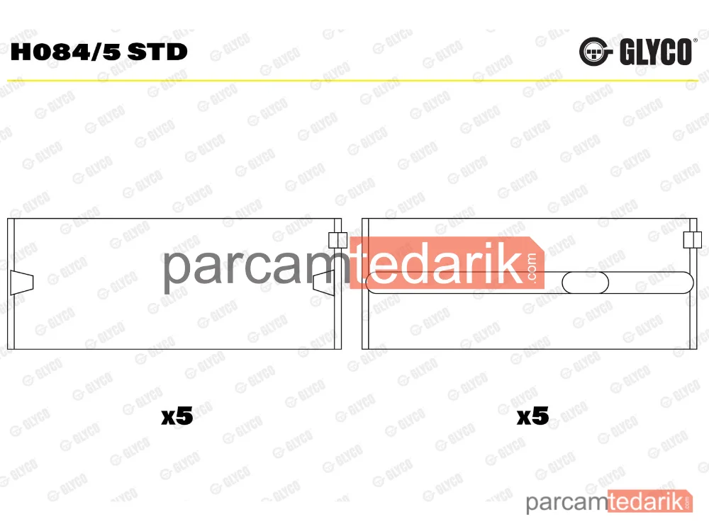 Krank Mili — VW Golf IV, Seat Cordoba, Skoda Octavia I Combi - H084/5STD