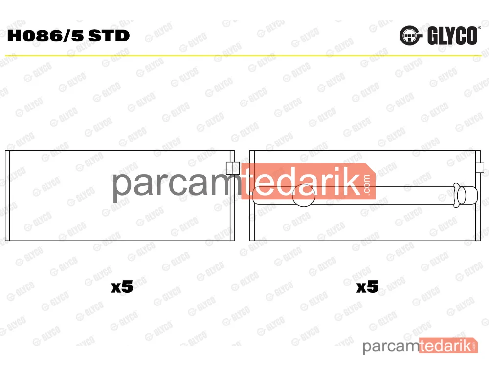 H086/5STD | Krank Mili — Peugeot 407 SW, Citroën Xsara Picasso, Peugeot 307 CC