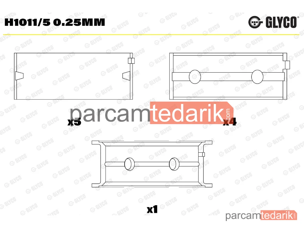 Krank Mili — Fiat Panda Van, Fiat Punto, Fiat Punto Evo - H1011/5025