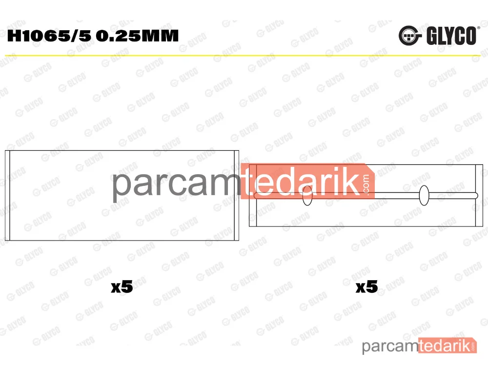 Krank Mili — Renault Megane II, Renault Clio III, Renault Kangoo Express - H1065/5025
