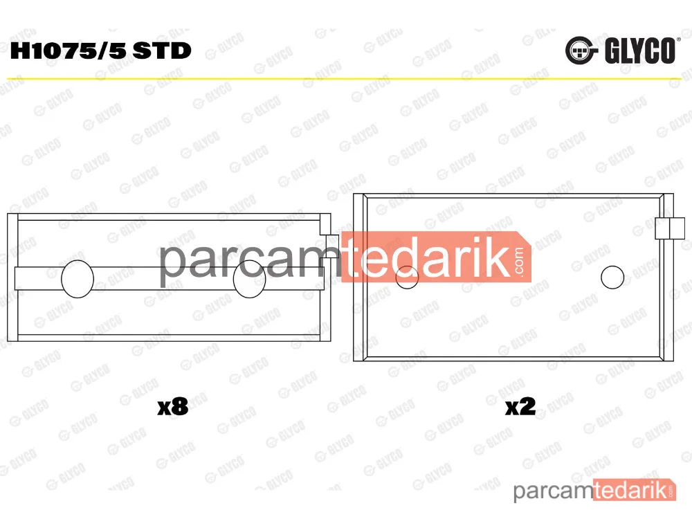 H1075/5STD | Krank Mili — Fiat Uno, Fiat Marea, Fiat Multipla