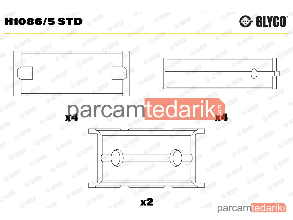 H1086/5STD | Krank Mili — Ford Mondeo I, Ford Mondeo I Turnier, Ford Mondeo I Sedan