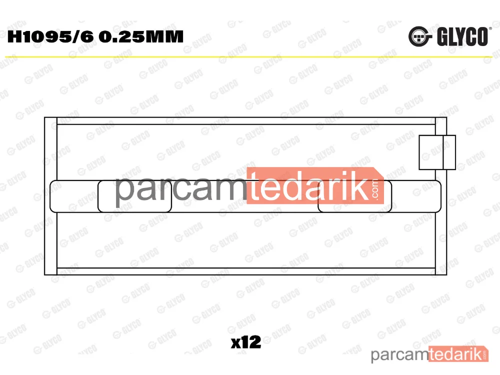 H1095/6025MM | Krank Mili — Lancia Kappa, Lancia LYBRA, Lancia Kappa SW