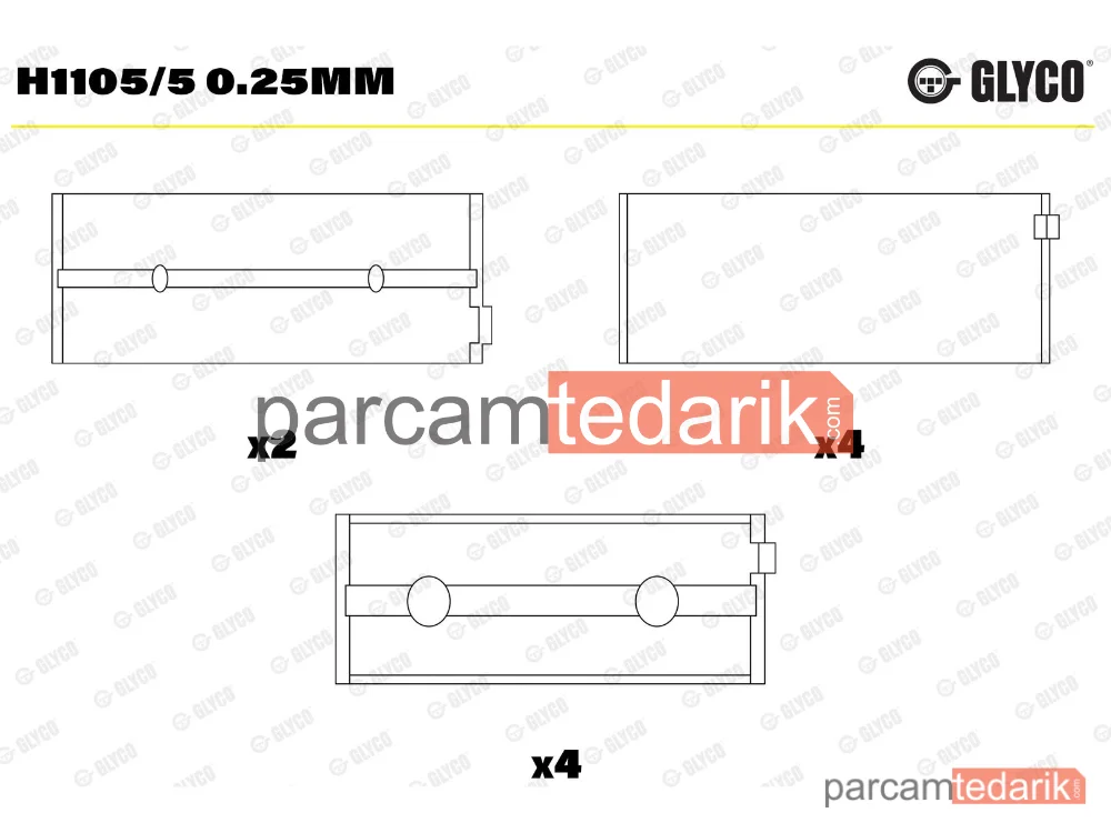 H1105/5025 | Krank Mili — Ford Focus I Kombi Van, Ford Focus I Turnier, Ford Escort VI