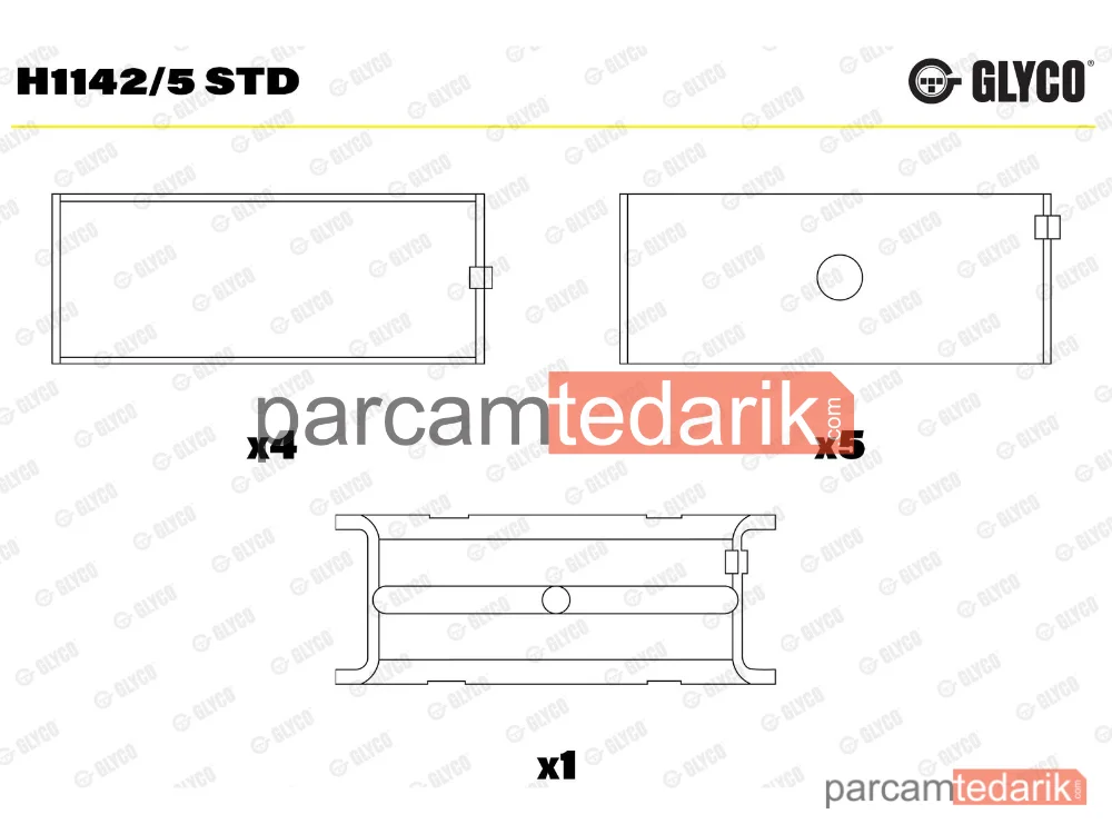 H11425STD | Krank Mili — Land Rover Defender Station Wagon, Land Rover Discovery I, Land Rover Range Rover I