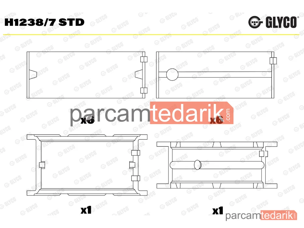 H12387STD | Krank Mili — BMW 5, BMW 5 Touring, BMW X3