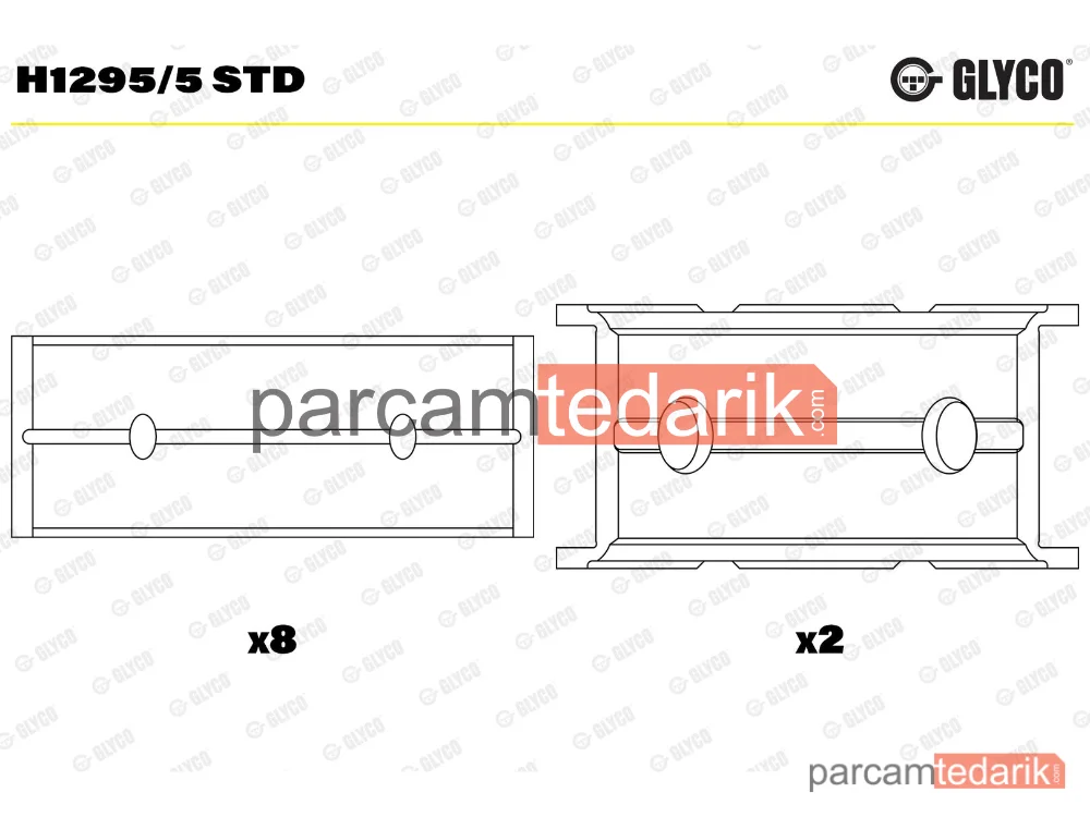 H1295/5STD | Krank Mili — Opel Corsa E, Opel Corsa D, Opel Meriva B MPV