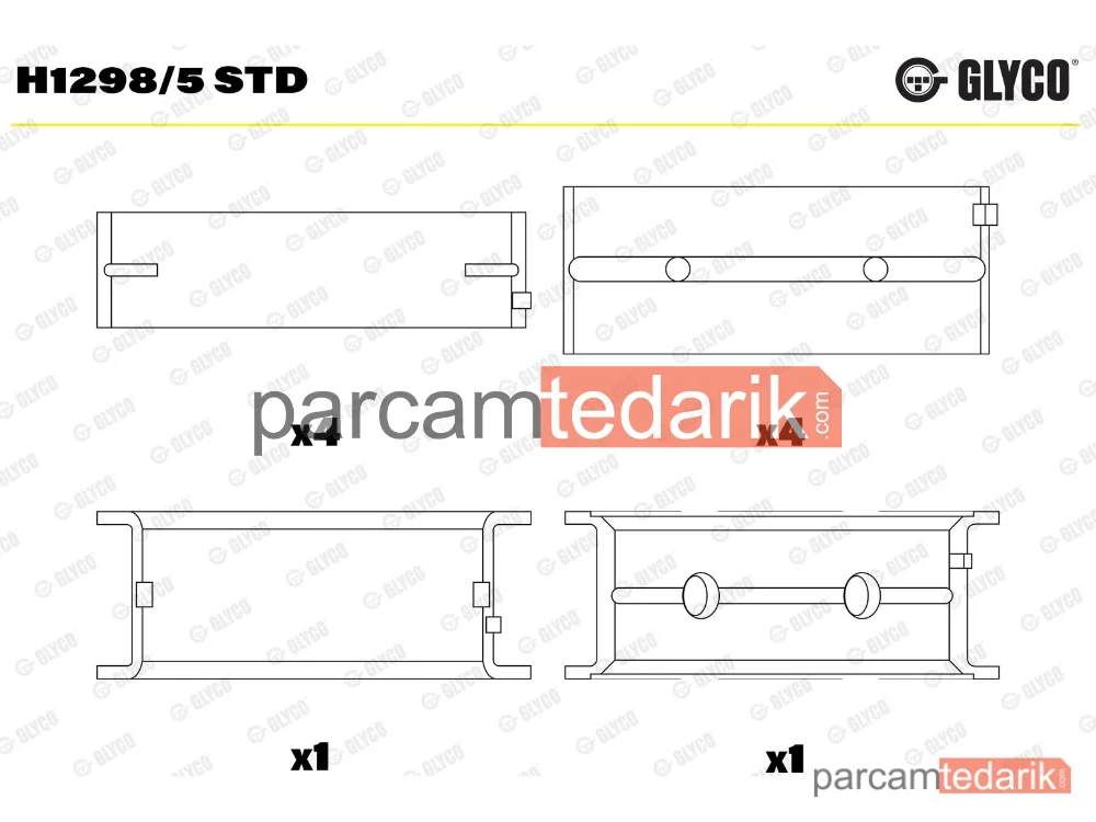 H12985STD | Krank Mili — BMW 1, BMW 3, BMW X1