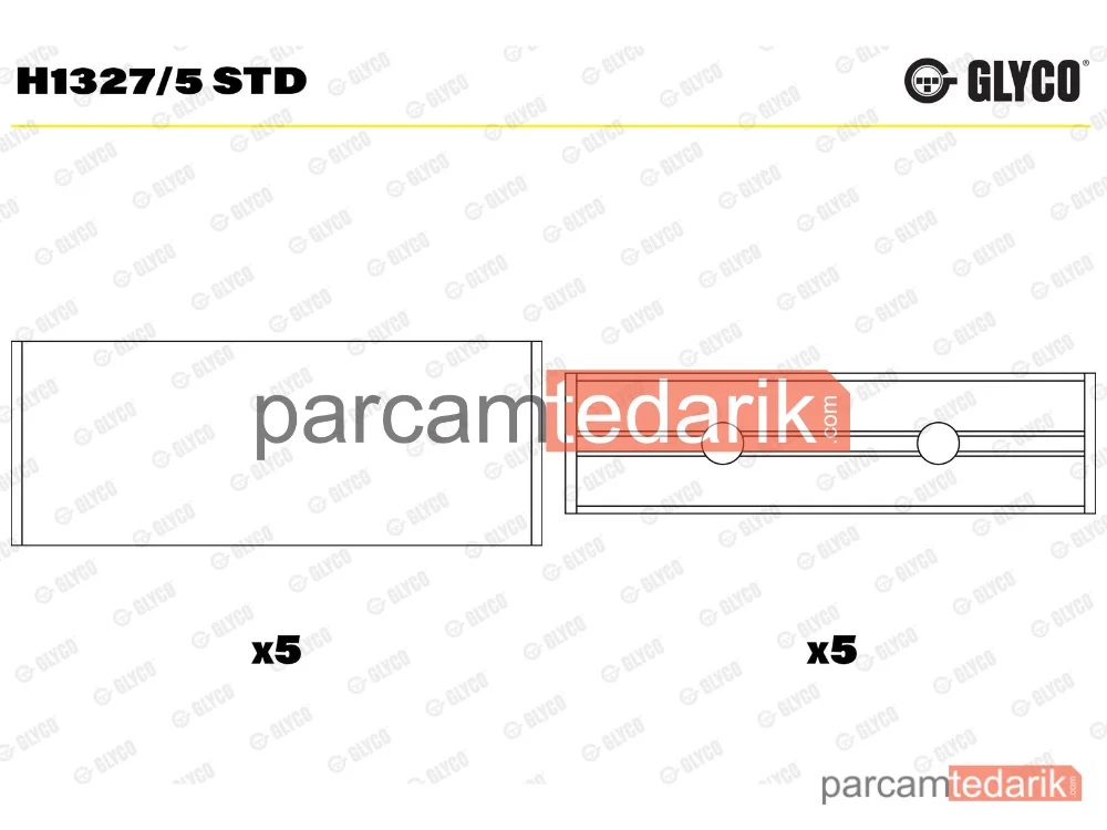 H1327/5STD | Krank Mili — Nissan NV400 Panelvan/Van, Nissan NV400 Platform şasi, Opel Movano B Panelvan/Van