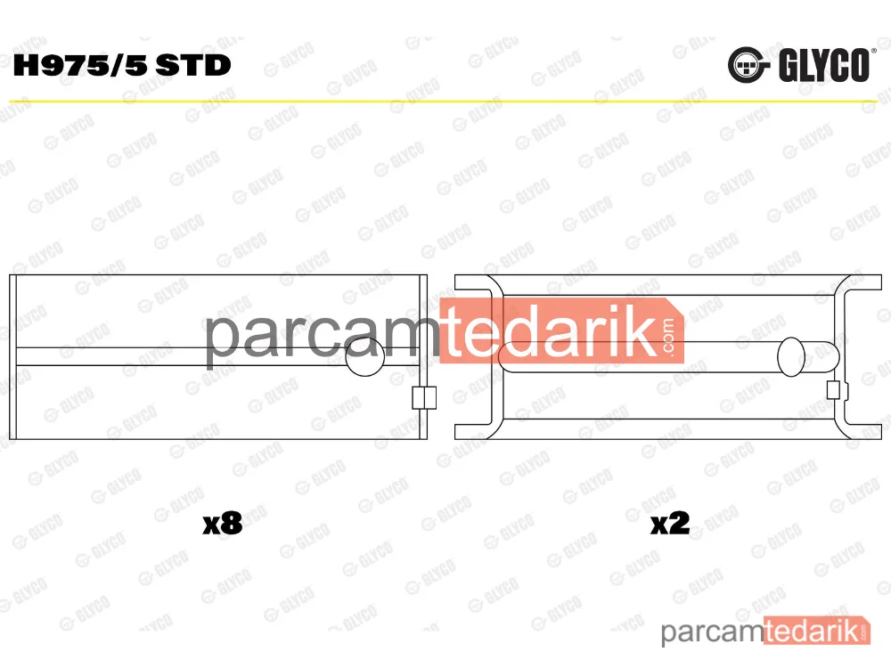 H975/5STD | Krank Mili — Opel Astra F Station wagon, Opel Corsa A Hatchback, Opel Kadett E Hatchback