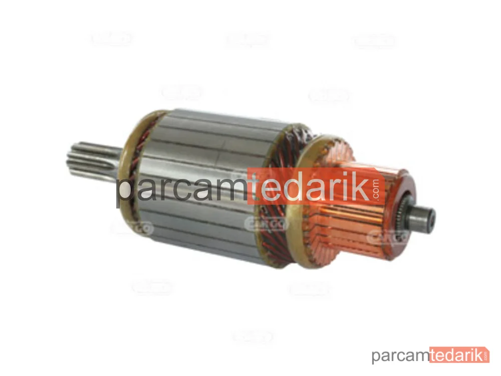 HC-CARGO F032132486 | Marş Kollektörü 12V 9 Diş — Mitsubishi L300, Hyundai H100 EM, BMC Megastar, Kia Cerez 25 Dilim Boy: 152mm Çap: 53,5mm
