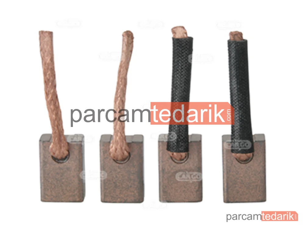 F032140347 | Marş Kömürü 12V — Perkins, Mitsubishi L100 L300, Nissan, Mazda RX3 RX7, Mitsubishi Tipi 6,8x11,8x17,2
