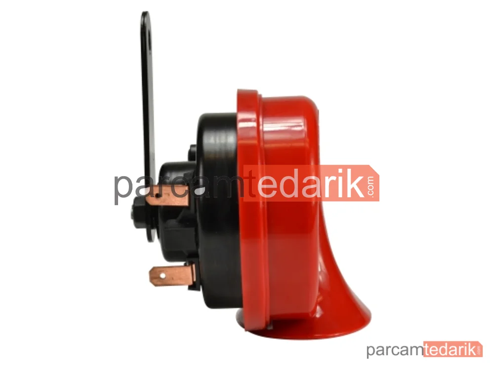 HELLA 3FH012010981 | Korna 12V Trumpet 400/500HZ Üniversal (MB) Kirmizi R
