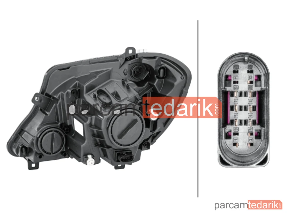 HELLA 1ED011030121 | Far (Sağ) — Mercedes-Benz Sprinter 3,5-t, Mercedes-Benz Sprinter 5-t, Mercedes-Benz Sprinter 3-t
