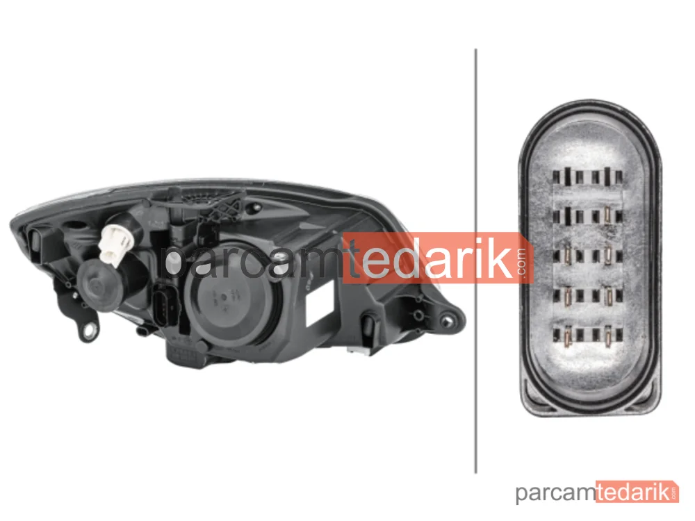 HELLA 1ED247025211 | Far (Sol) — Skoda Roomster, Skoda Fabia II Combi, Skoda Fabia II