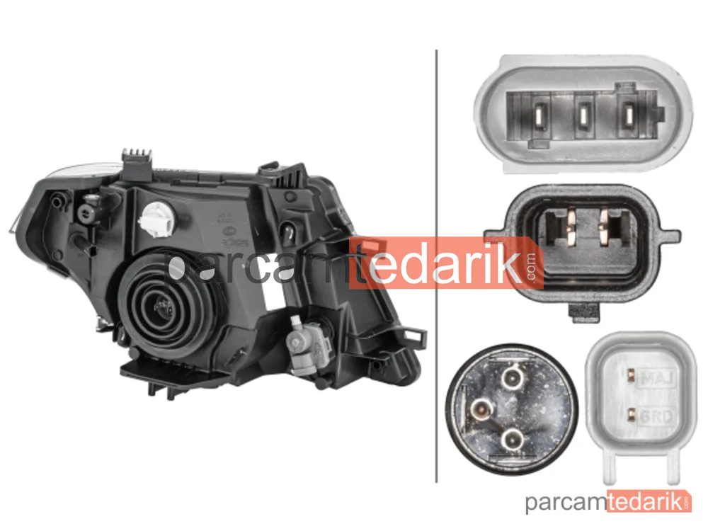 HELLA 1EE238055011 | Far (Sol) — Nissan Pathfinder III, Nissan Navara NP300