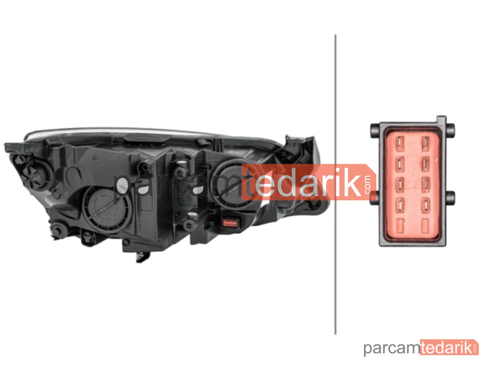 HELLA 1EG010011311 | Far (Sol) — Opel Astra J
