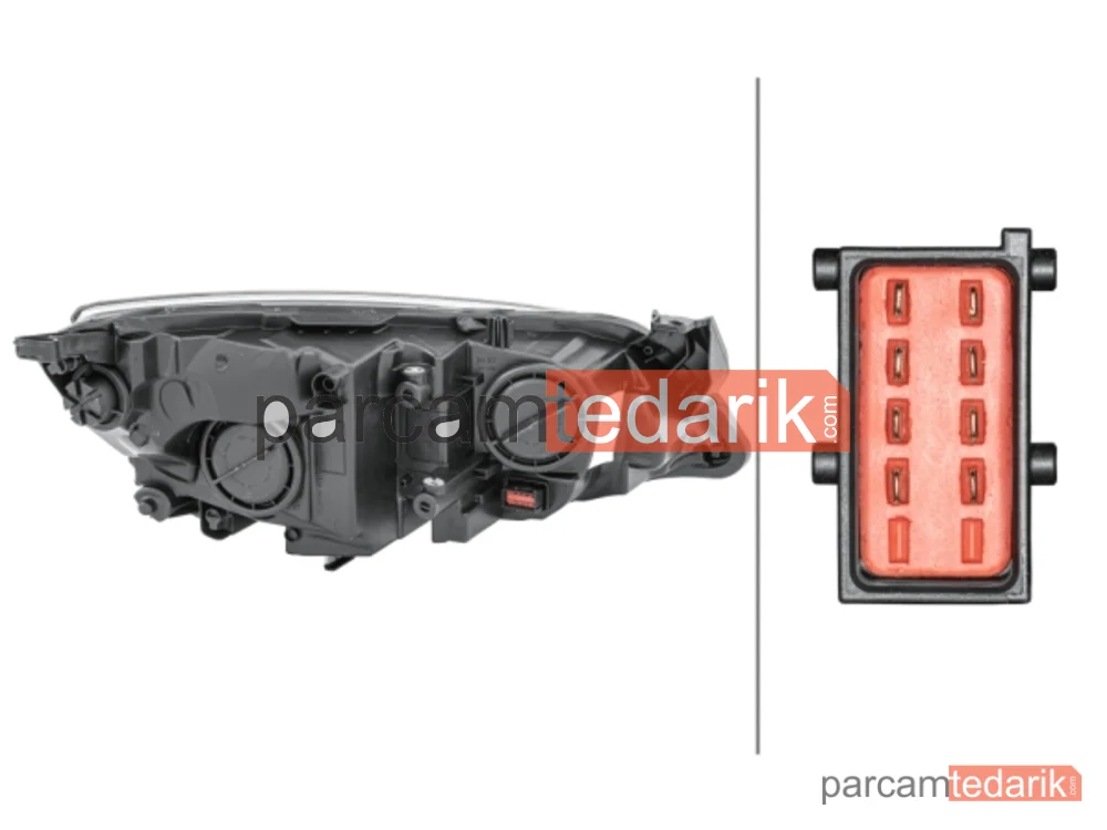 HELLA 1EG010011611 | Far (Sol) — Opel Astra J