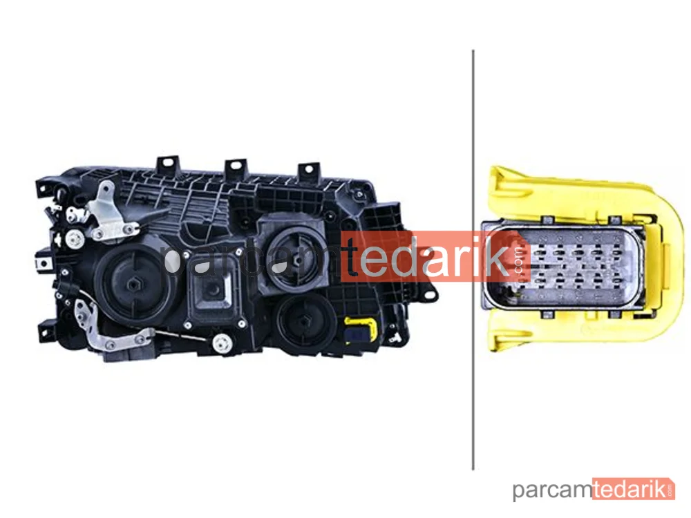 HELLA 1EH014541051 | Far (Sol) — Scania P II