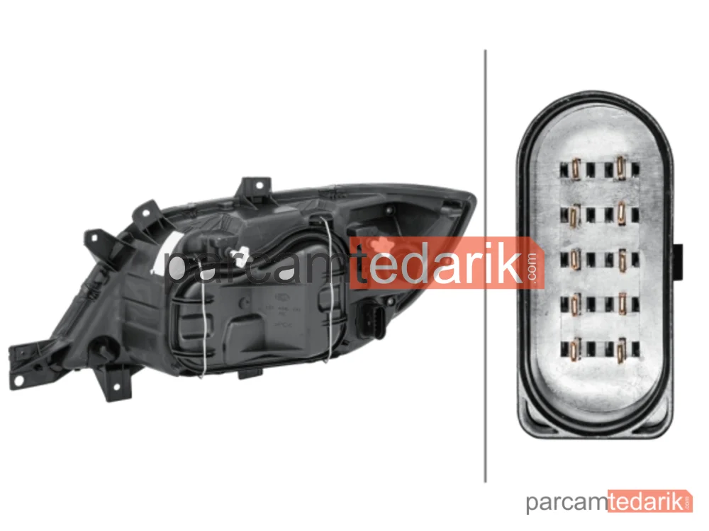 HELLA 1EH246047061 | Far (Sağ) — Mercedes-Benz Sprinter 4-t, Mercedes-Benz Sprinter 3-t