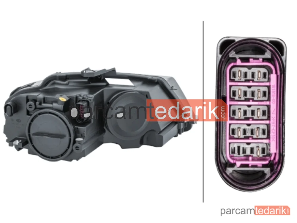 HELLA 1EJ009648011 | Far (Sol) — Audi A3, Audi A3 Cabrio
