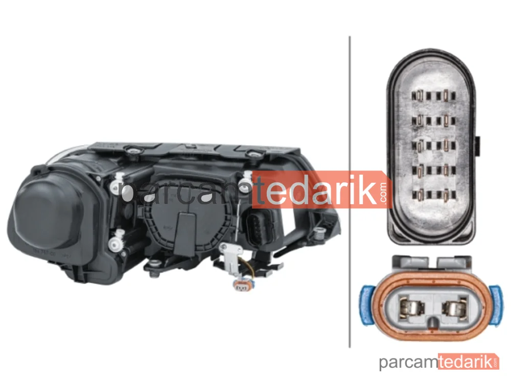 HELLA 1EL008340071 | Far (Sol) — VW Passat B5.5, VW Passat B5.5 Variant