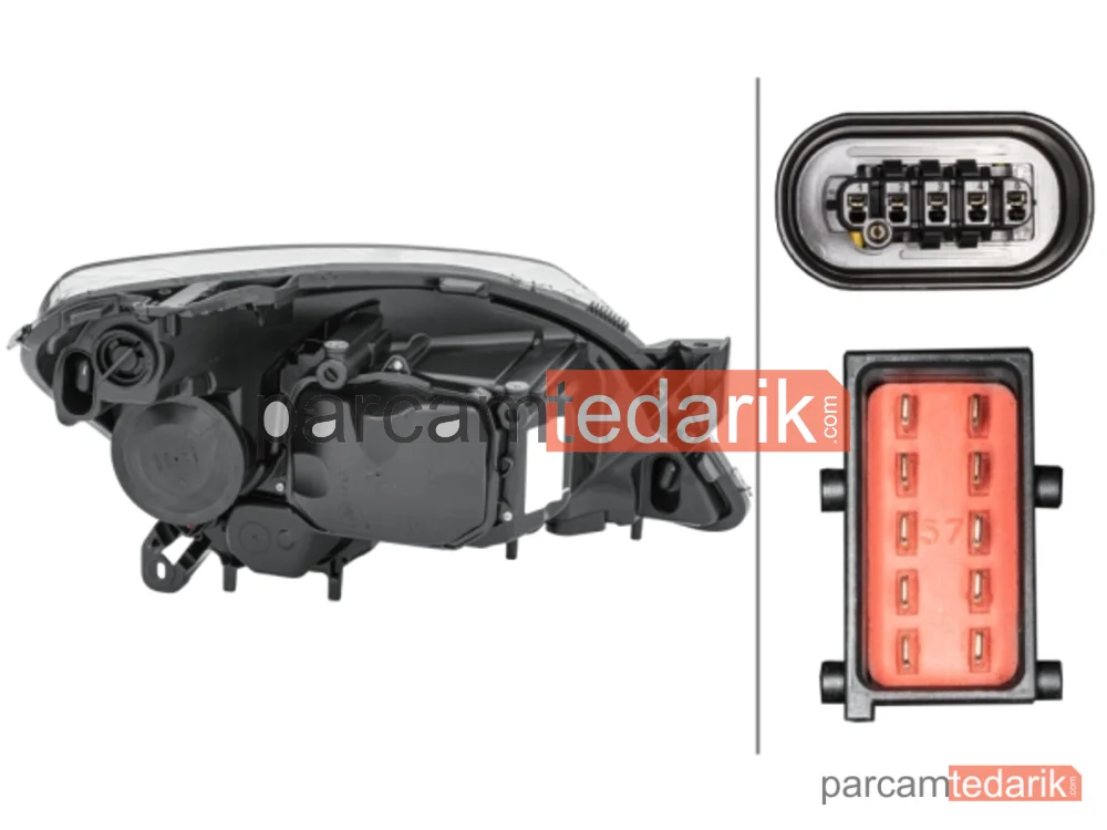 HELLA 1EL008700311 | Far (Sol) — Opel Astra H, Opel Astra H GTC, Opel Astra H Classic