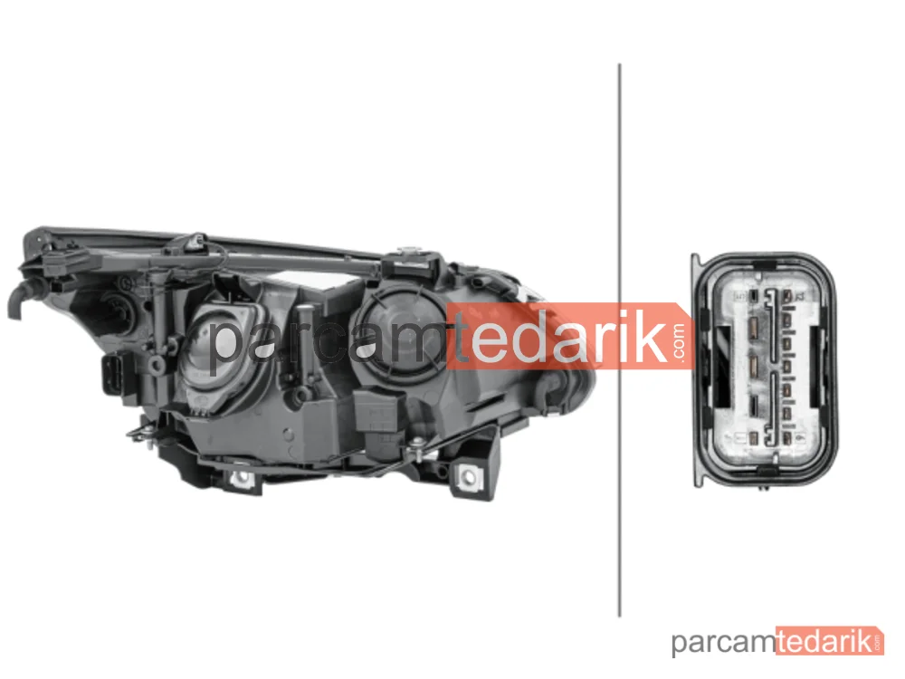 HELLA 1EL009449011 | Far (Sol) — BMW 5 Touring, BMW 5