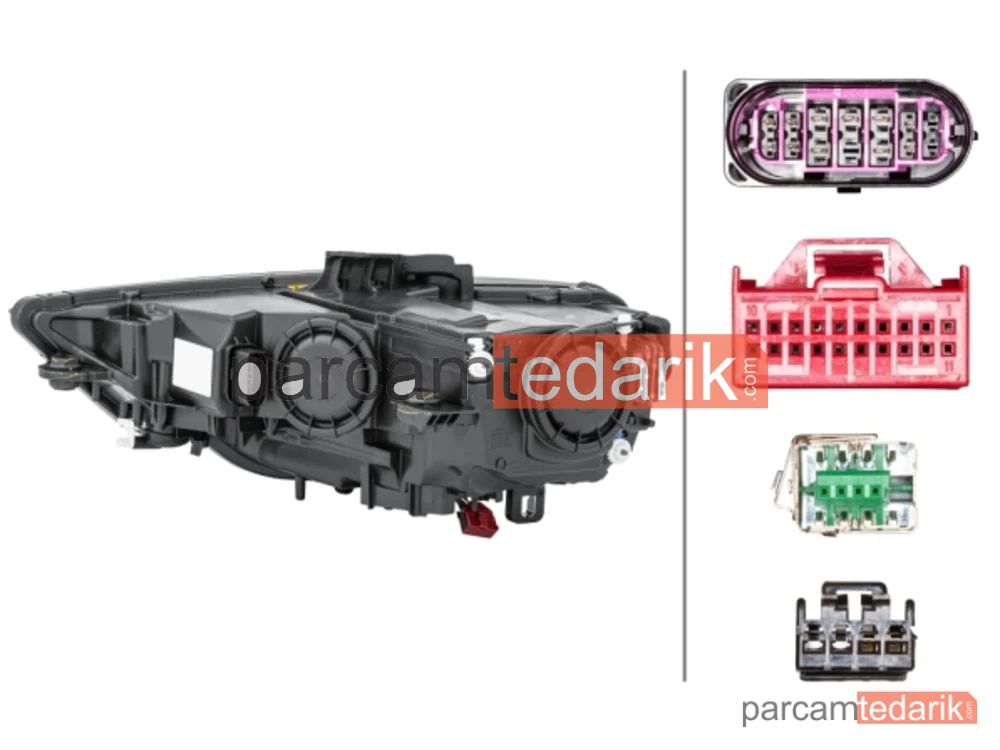 HELLA 1EL010740321 | Far (Sağ) — Audi A3 Cabrio, Audi A3 Limousine, Audi A3