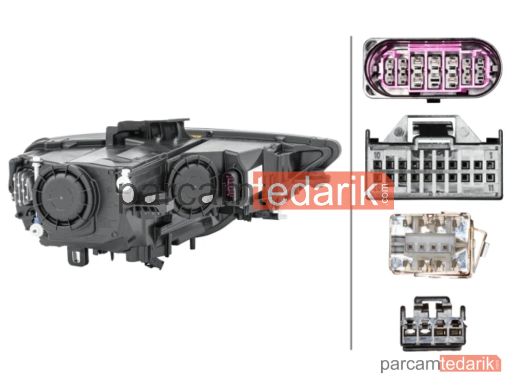 HELLA 1EL010740571 | Far (Sol) — Audi A3 Cabrio, Audi A3 Limousine, Audi A3