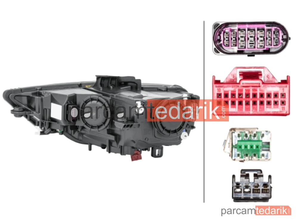 HELLA 1EL010740581 | Far (Sağ) — Audi A3 Cabrio, Audi A3 Limousine, Audi A3