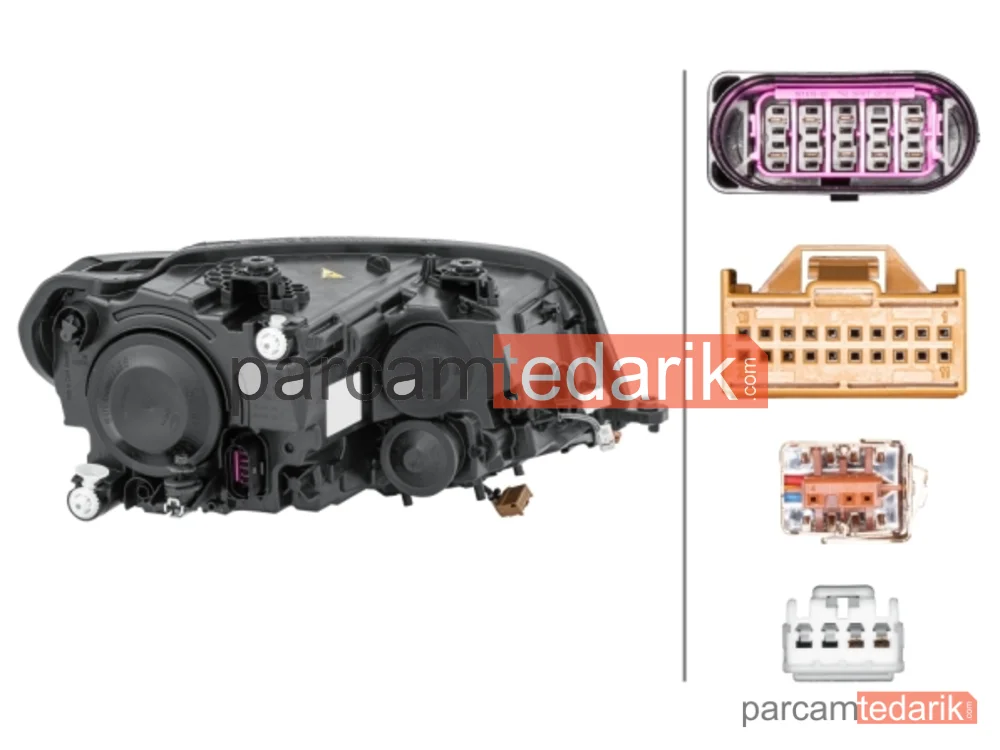 HELLA 1EL012286211 | Far (Sol) — VW Caddy IV, VW Caddy IV MPV, VW Caddy Alltrack IV