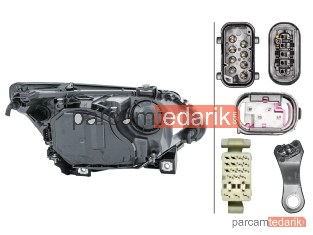 HELLA 1EL160287011 | Far (Sol) — BMW 5, BMW 5 Touring