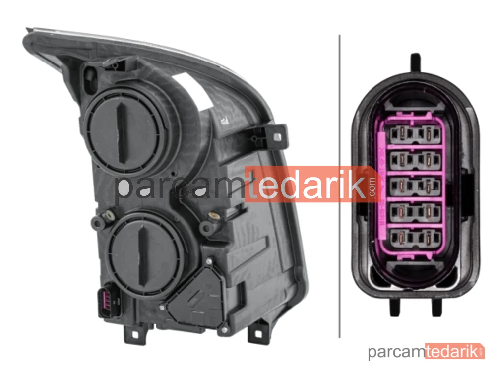 HELLA 1ER011592051 | Far (Sol) — VW Crafter 30-50, VW Crafter 30-35